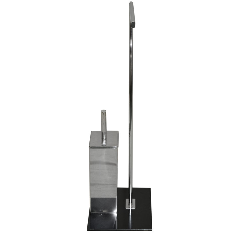 Metro Lane Free Standing Toilet Roll and Brush Holder Wayfair.co.uk